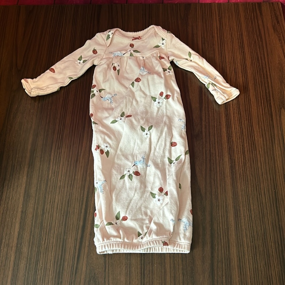 (2 for $20) Preemie Baby Carter’s Nightgown